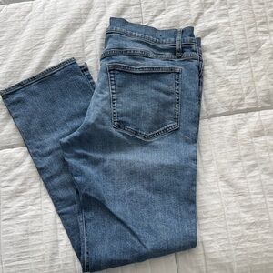 J. Crew Factory Men's Straight Jeans in Classic Blue
